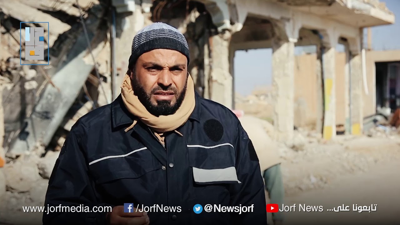 إزالة الركام من شوارع مركدة