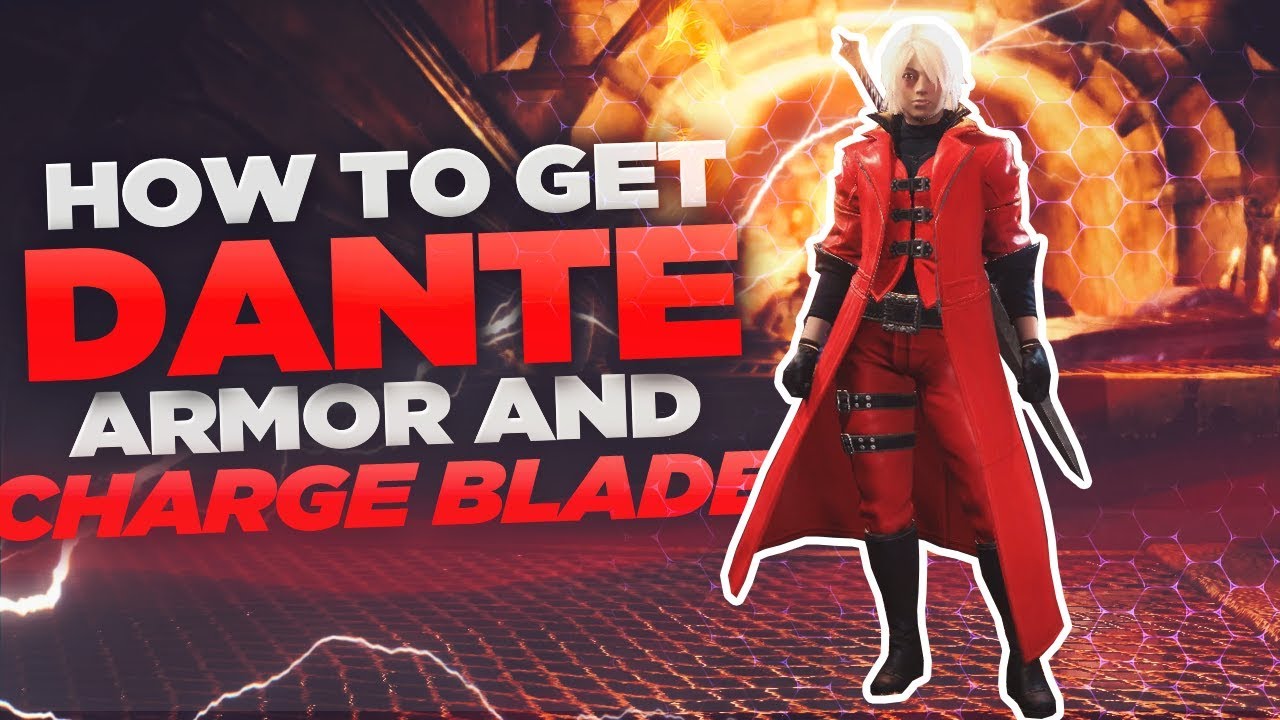 Monster Hunter World How To Get Dante S Charge Blade Armor Mhw Dmc Event Youtube