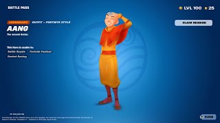 AANG is NOW AVAILABLE! (Fortnite x Avatar Event)