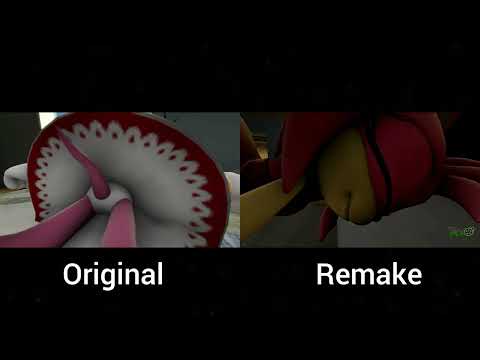 Amy Rose Farting While Sleeping (side-by-side)