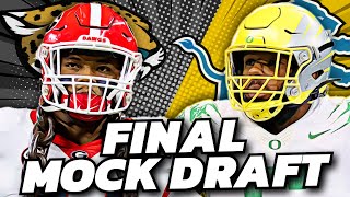 2022 NFL Draft - The FINAL Mock Draft | Round 1