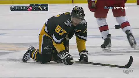 Jalen Chatfield Cross Checks Sidney Crosby - Have ...