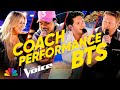 Behind the Scenes at Chance, Kelly, Niall and Blake&#39;s Coach Performance | The Voice | NBC