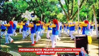 APEM OPO CENDOL. Pertemuan Rutin Pelatih Senam Lansia Kota Malang. Editor : @diansoepardi57