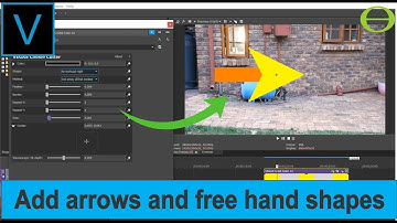 How to add arrows and free hand shapes to Vegas Pro