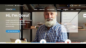 Speaker and Life Coach WordPress Theme  Coaching WP