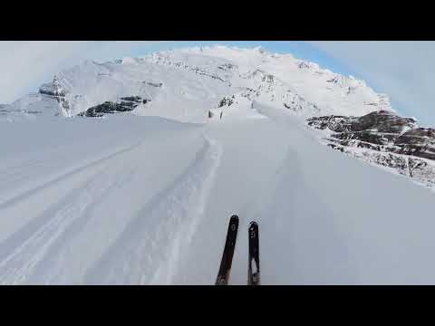 High Speed Skiing "Nuner" Off The Tasnuna Glacier in Valdez, Alaska