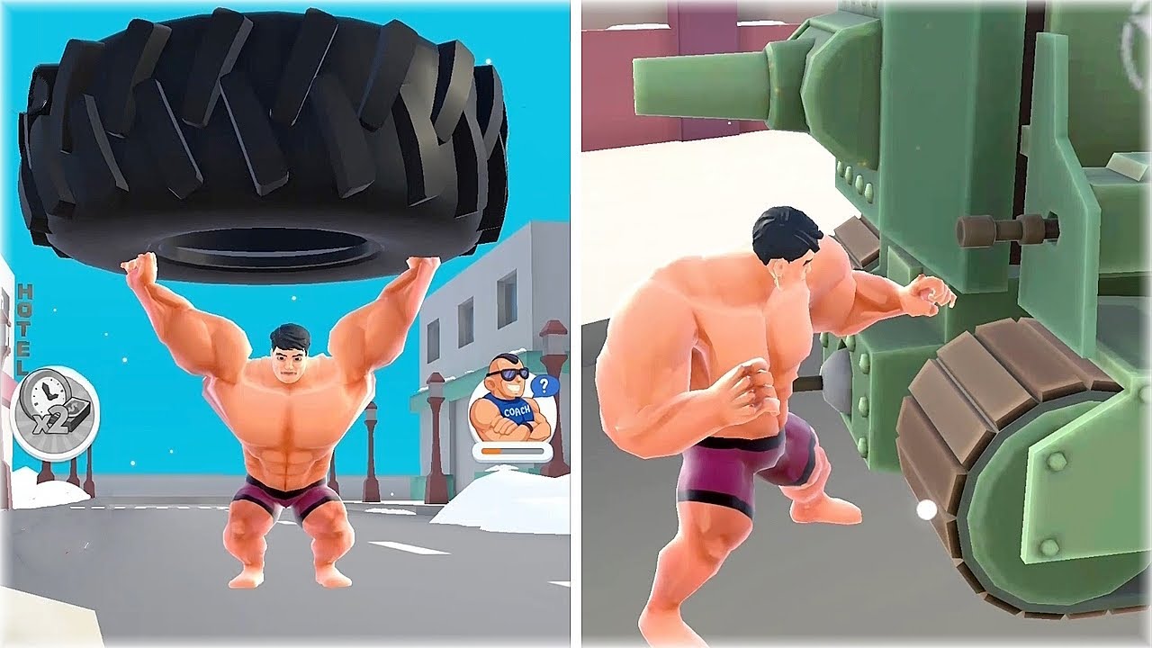 jogando o jogo Idle Gym Life 3D! mais gameplay se tiver gostei