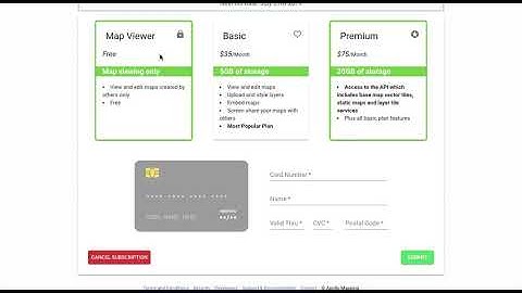 Map Mavin: Billing Panel