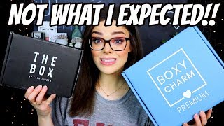 AN UNEXPECTED BOX!? + BOXYCHARM PREMIUM UNBOXING & Try On!