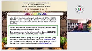 Pertemuan 9 & 10, Matakuliah Struktur Data, Universitas Raharja