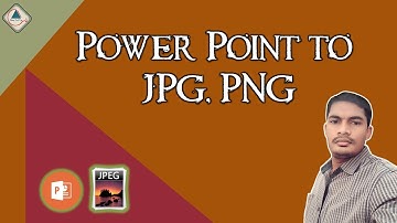 How to Convert MS PowerPoint to JPG & PNG Image || Ahsan Tech Tips