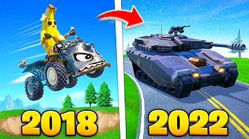 Fortnite's History of Vehicles (up to Season 2)