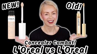 NEW Loreal True Match Serum Concealer vs Age Perfect Radiant Concealer | Concealer Combat