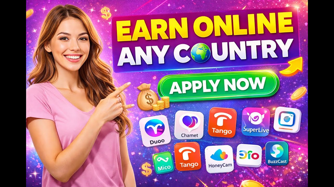 Online Work for Hosts & Streamers | Global Live Streaming Agency