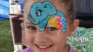 Elephant Fairy: FACE PAINT tutorial