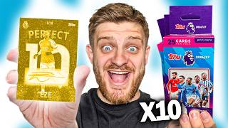 Hunting for PERFECT 10 AUTOS in Flagship Premier League Eco Packs! (NEW Product!)