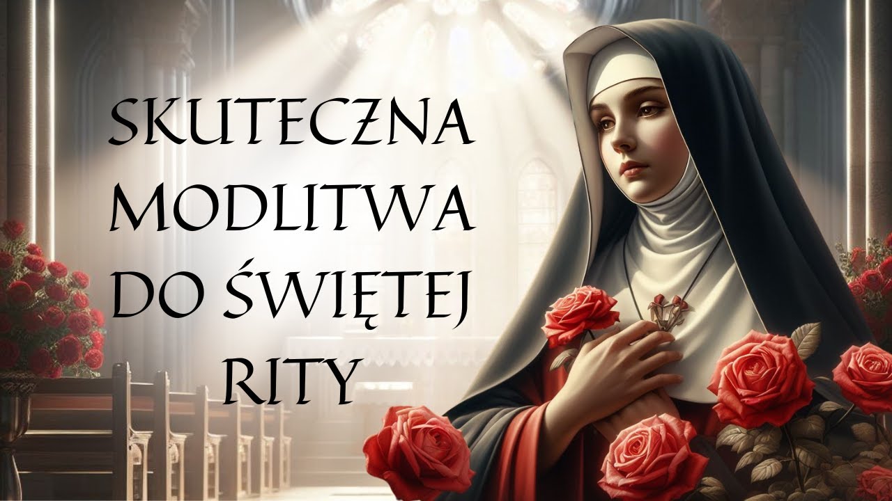 Modlitwa W Sprawach Beznadziejnych Do św Rity BARDZO SKUTECZNA MODLITWA DO ŚWIĘTEJ RITY OD SPRAW BEZNADZIEJNYCH - YouTube