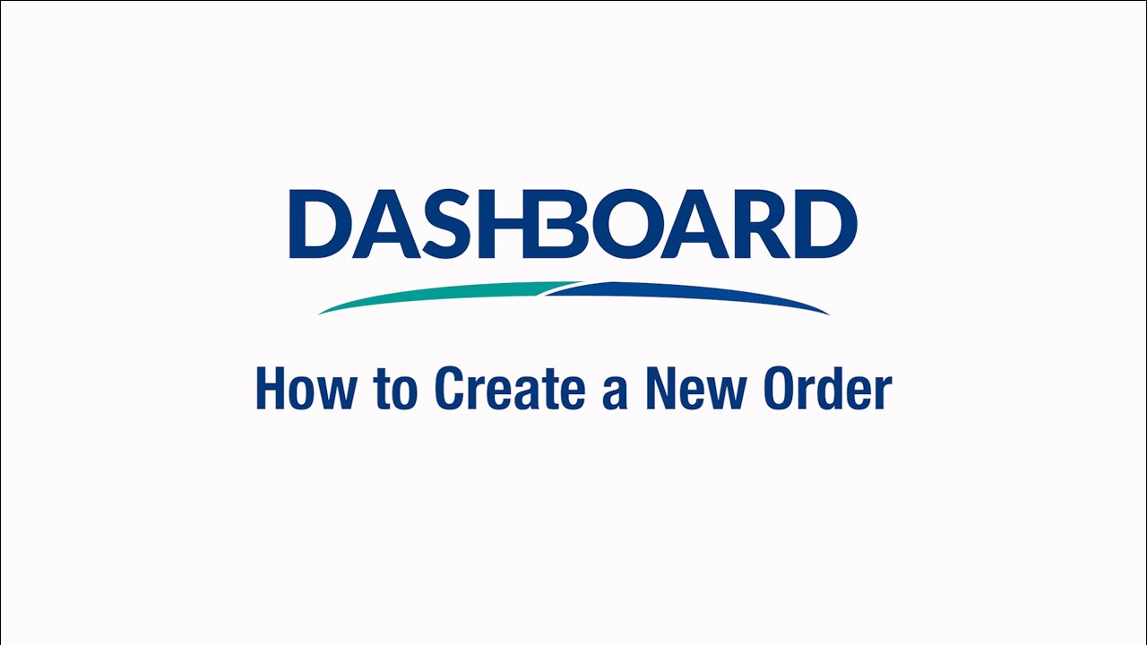 How to Create a New Order - YouTube