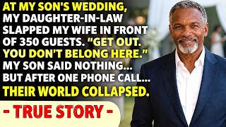 At My Son's Wedding, My Daughter-In-Law Slapped My Wife And Said, Get Out, You Don't Belong Here...