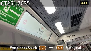 [Squeaky Gangway][SMRT] KSF CT251 ~ 2075 ~ TE3 Woodlands South → TE4 Springleaf