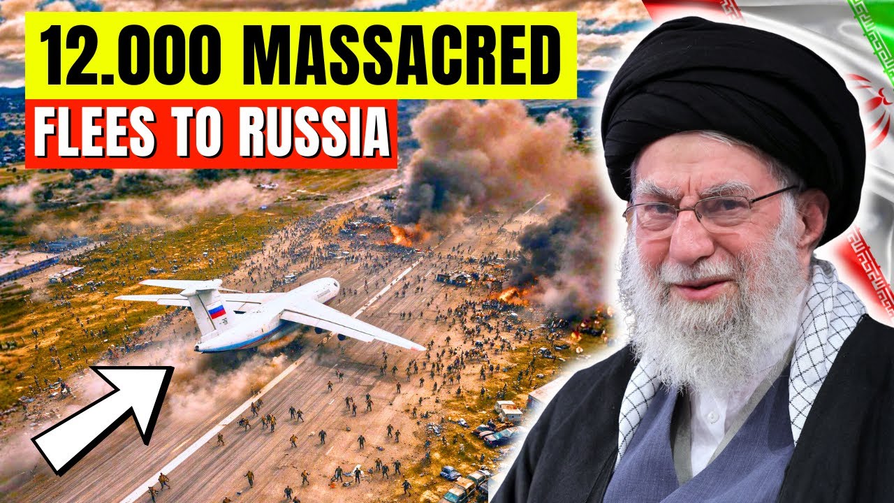 12,000 DEAD: Khamenei CONFESSES the LARGEST MASSACRE & Prepares His ESCAPE to MOSCOW
