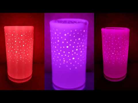Lumină de noapte cu LED fabricată dintr-o cutie de proteine ​​din plastic - DIY Night Light #Lumină