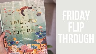A turtles view of the ocean blue | book flip through