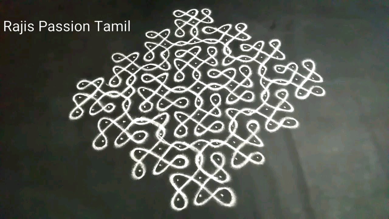 15*3*3 dot Sikkukolam||Maargazhi maadha kambi kolam||Rajis Passion Tamil