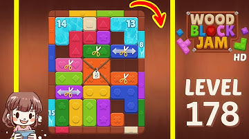 Wood Block Jam Level 178 Solution Walkthrough