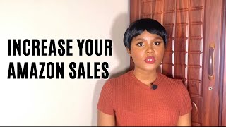 How I Increased My Amazon Sales