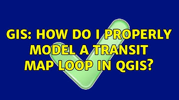 GIS: How do I properly model a transit map loop in QGIS?