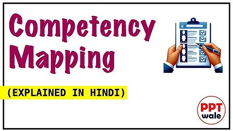 COMPETENCY MAPPING IN HINDI | Concept, Examples, Objectives, Process, 4 Main Types, Benefits | ppt