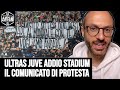 Ultras juventus abbandonano lo stadium comunicato dopo cori e striscioni pro allegri  avsim out