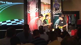 Emcee Clip: AMD/Microsoft Tech Tour tire races