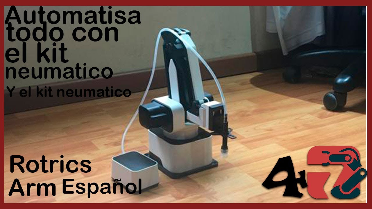 😎como usar el kit neumatico con rotrics arm 🦾| español🇪🇸