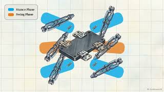 Hexapod Robot Gait Analysis in MATLAB 🤖 Walking Robot Simulation Explained