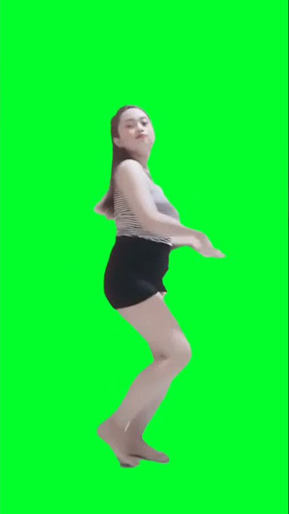 green screen cewek goyang