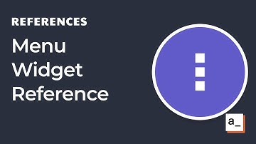 How to Use the Menu Widget in Appsmith