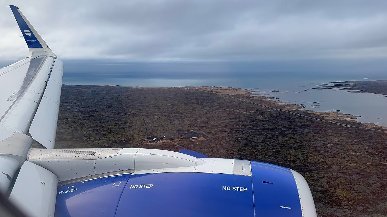 FULL Takeoff & Landing | Dublin to Reykjavik | Airbus A321LR | Icelandair