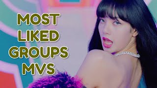 [TOP 50] MOST LIKED K-POP GROUPS MVS | APRIL 2024