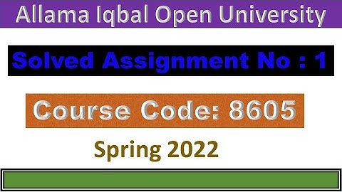 8605 assignment no 1| Educational Leadership and Management