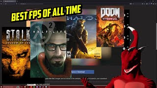 I Ranked The TOP 50 BEST Single Player FPS Games Of All Time