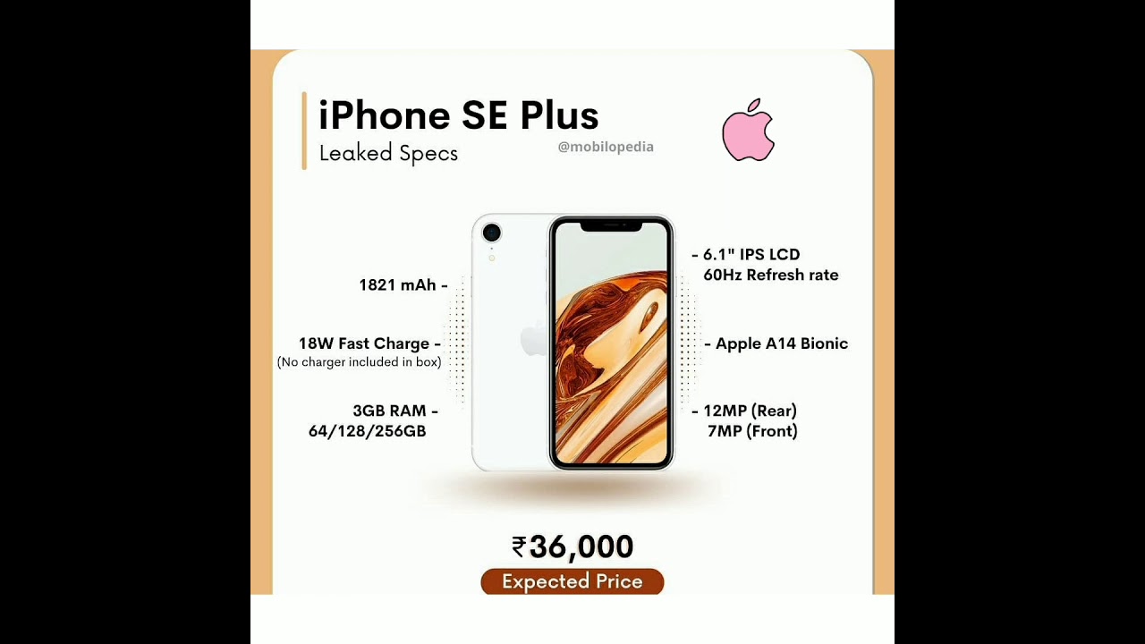 Apple Iphone SE PLUS Specs Leaked❤️ 