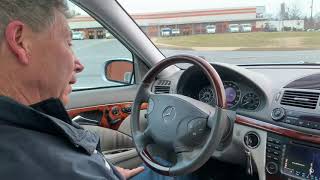 2004 Mercedes-Benz E500 driving