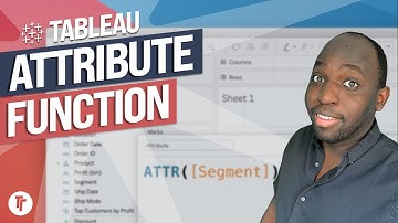 Wat is ATTR (...), ook wel bekend als Attribute Function in Tableau?