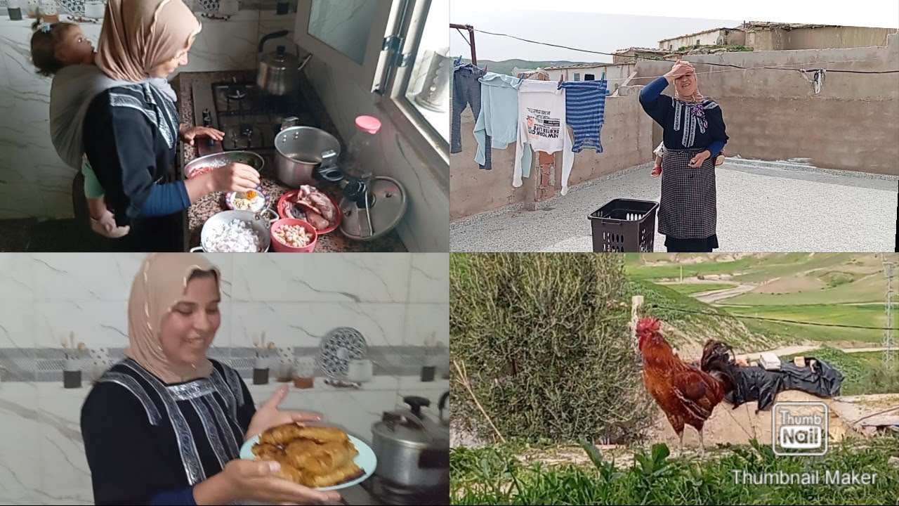 روينا في الكوزينا المغرب كتادن ونا باقة في الكوزينا كنت دايرة بلان ويوسف بدلو علا شهوتو 