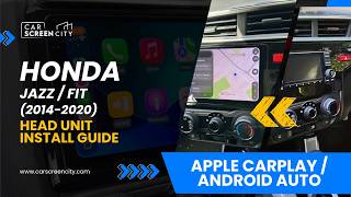Honda Jazz / Fit 2014–2020 Car Screen Upgrade | Apple CarPlay Android Auto Install | Car Screen City