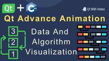 Qt Advance Animation | Algorithm And Data Visualization | Data Structure | Bubble Sort