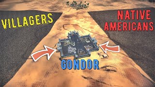 Battle For Castle: Villagers vs Gondor vs Native Americans - UEBS 2 screenshot 1
